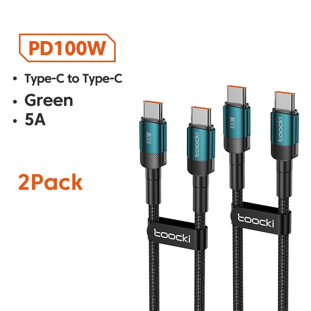 Toocki 100W Type C to USB C Cable PD 3.0